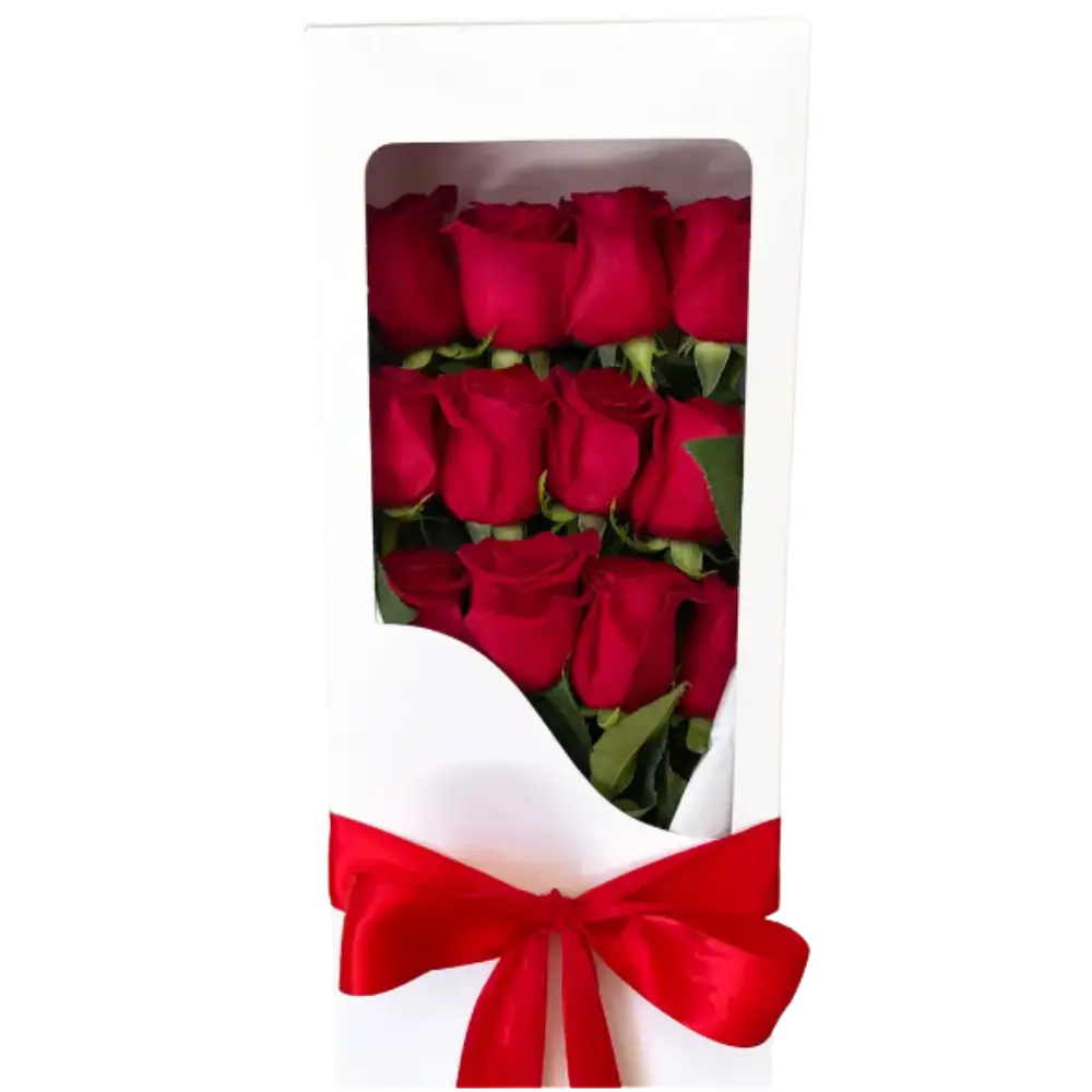 Caja de Corazón con Rosas
